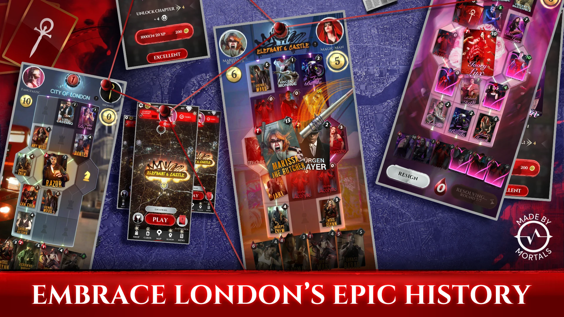 Clans of London: Vampire CCG screenshot