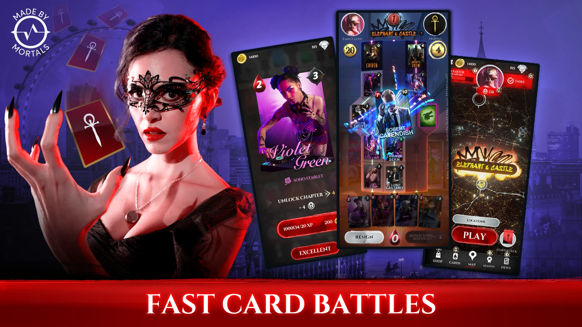 Clans of London: Vampire CCG screenshot